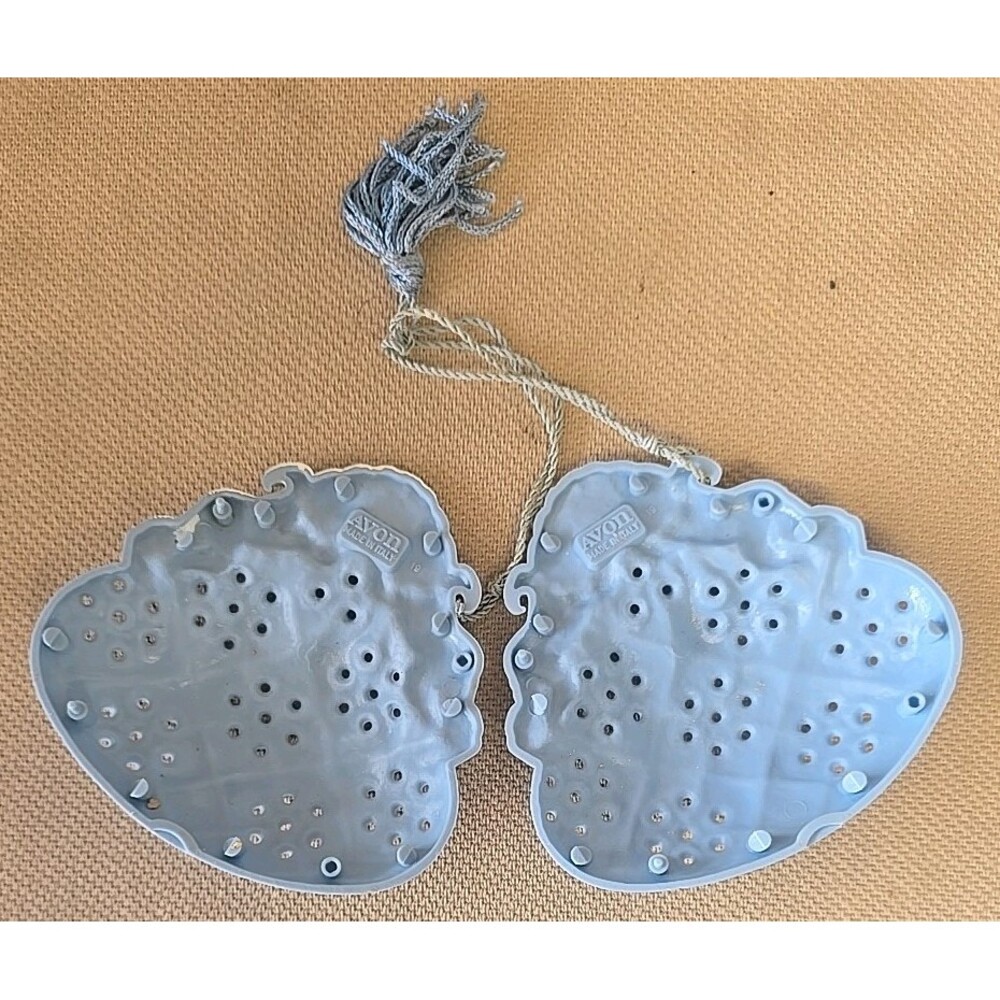 Vintage Collectible Avon Sweet Cherubs Closet Pomander Collectible Blue 1970's